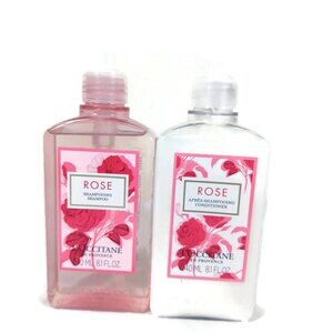 L'Occitane Roses Shampoo + Conditioner 240ML / 8.1OZ NEW